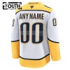 Maillot de Hockey Nashville Predators Personnaliser Fanatics Premium 2024-25 Blanc Extérieur - Enfant
